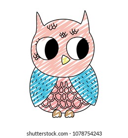 doodle adorable owl wild cute animal