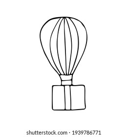 Doodle air balloon and