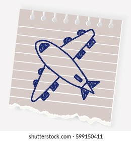 doodle airplane