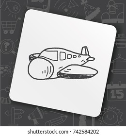 doodle airplane
