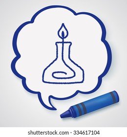 doodle alcohol lamp