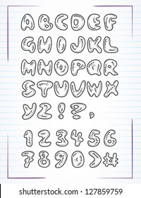 doodle alphabet