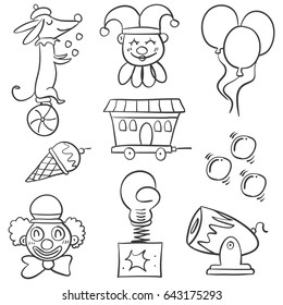 Doodle animal balloon for circus
