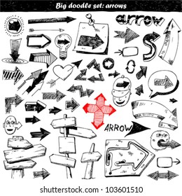 doodle arrow set