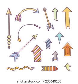Doodle arrow set