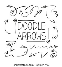 doodle arrow set
