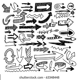 doodle arrow set