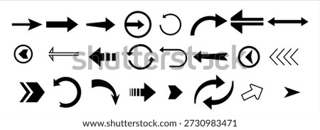 doodle arrow set collection of hand drawn elements 