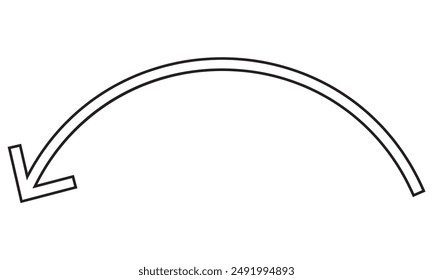 Doodle arrow shape.  Vector illustration. EPS 10