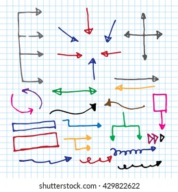 Doodle Arrow sketching set
