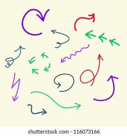 doodle  arrows