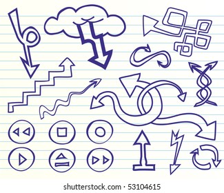 doodle arrows