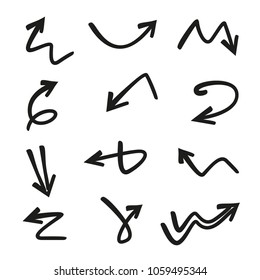 doodle arrows set