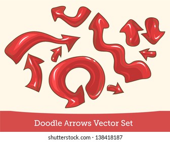 doodle arrows set