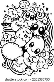 Dibujo de Doodle con eps 10