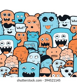 Doodle art monsters 1