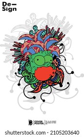 Doodle art el proyecto trabaja con el ilustrador adobe, esto bonito para todo el baground, cubierta, camiseta. y todos los elementos