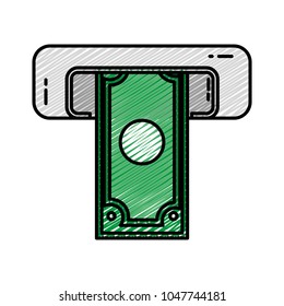 doodle atm machine bill cash finance