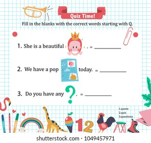 Doodle Az Alphabet Exercise Kids Writing Stock Vector Royalty Free 1049457971