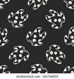 Doodle Baby Aprons seamless pattern background
