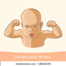 Doodle Baby Strong