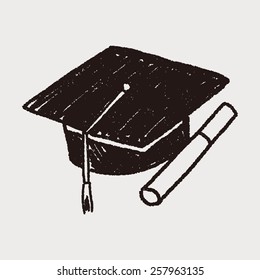  Doodle Bachelor cap