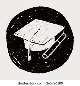  Doodle Bachelor cap