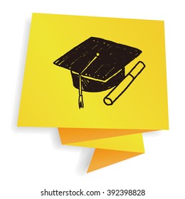  Doodle Bachelor cap