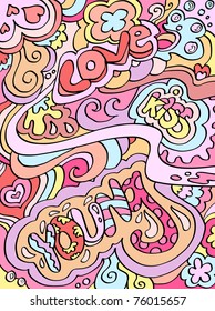doodle background # 4: colorful design