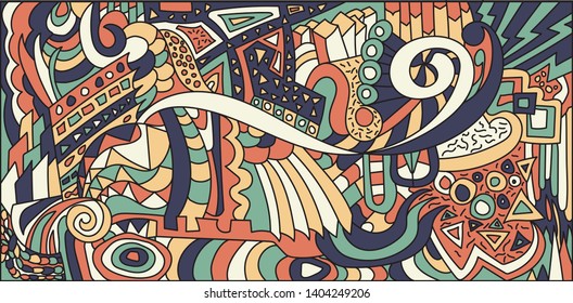 Doodle background Hand drawn background patterns of graphic patterns, illustrations