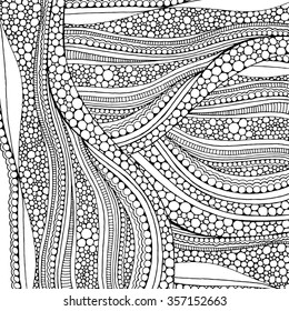 Doodle background pattern template. Pattern can be used for wallpaper, pattern fills, web page background, surface textures.