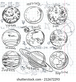 Drawing Solar System Images Stock Photos Vectors