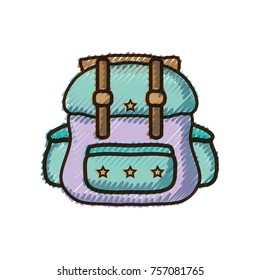 doodle backpack travel style to expedition tourist