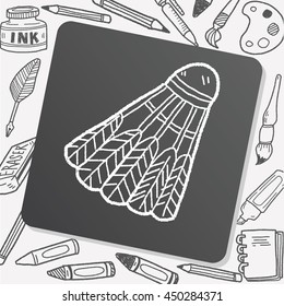 doodle badminton