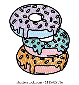 doodle bakery delicious donuts sweet tasty