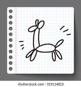 doodle balloon