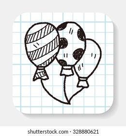 doodle balloon