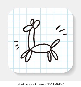doodle balloon