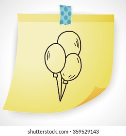 doodle balloon
