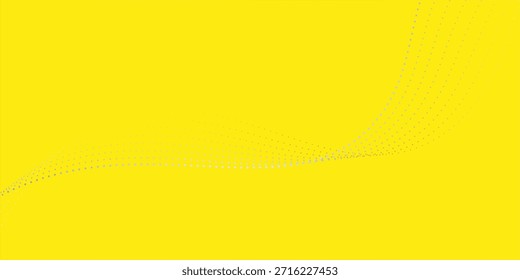 Anuncio Doodle con patrón de ramen amarillo sobre fondo blanco. Patrón abstracto de la onda moderno elegante