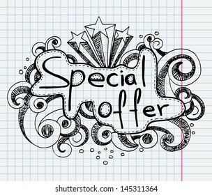 Doodle banners for sale in e-shop or normal store. You can make design for any promo actions