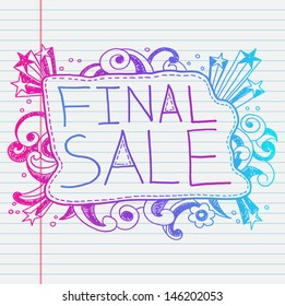 Doodle banners for sale in e-shop or normal store. You can make design for any promo actions