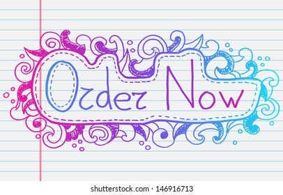 Doodle banners for sale in e-shop or normal store. You can make design for any promo actions