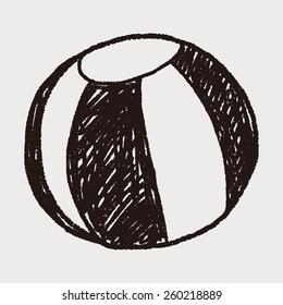 Doodle Beach Ball