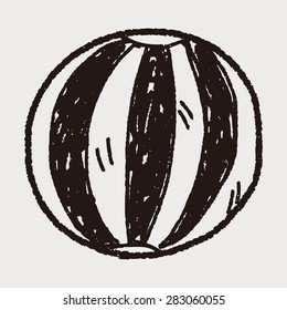 Doodle Beach Ball