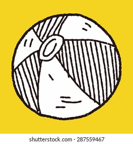Doodle Beach Ball