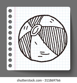 Doodle Beach Ball