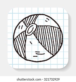 Doodle Beach Ball