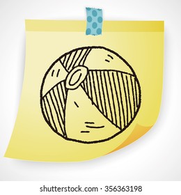 Doodle Beach Ball