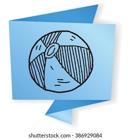 Doodle Beach Ball